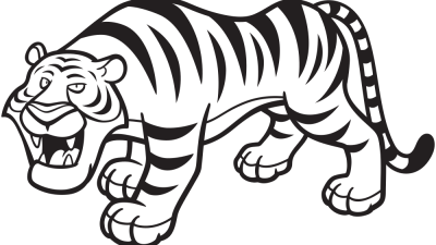 Free Tiger Coloring Page