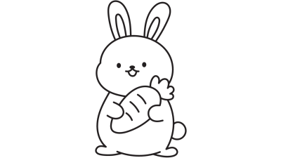 Bunny Coloring Page