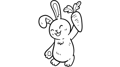 Free Bunny Coloring Pages