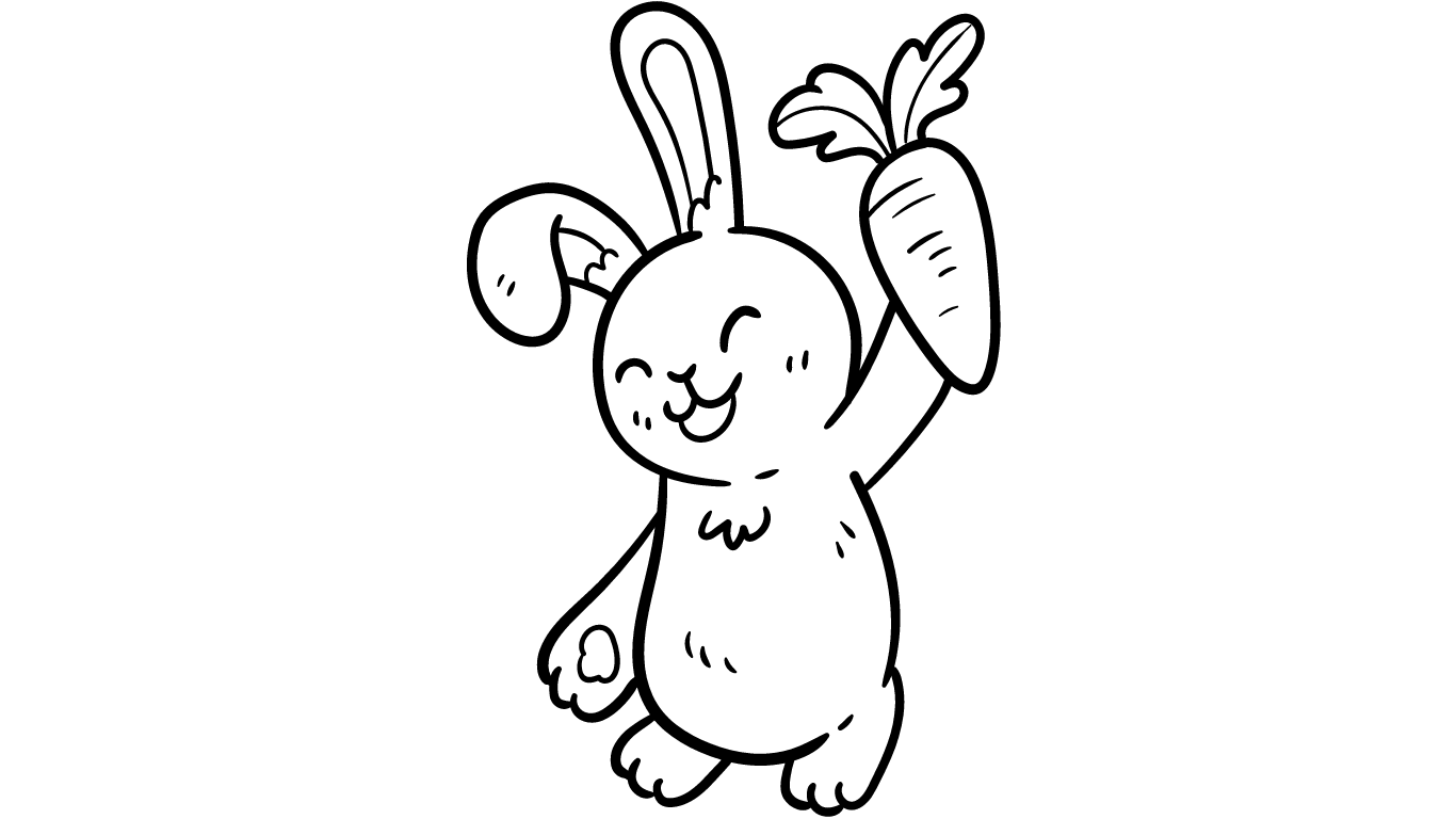 Free Bunny Coloring Pages