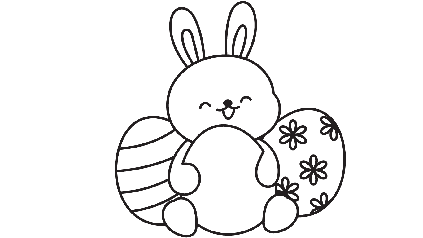 Printable Bunny Coloring Pages