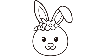 Printable Bunny Rabbit Coloring Pages