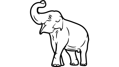 Elephant Coloring Pages